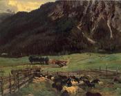 Sheepfold in the Tirol - 约翰·辛格·萨金特